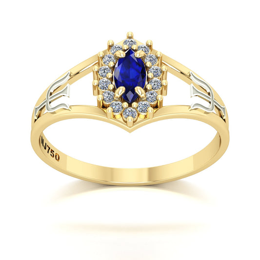 Anel de Formatura Psicologia Legacy Ouro 18k
