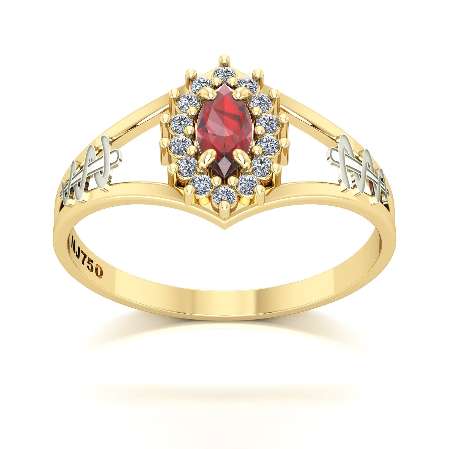 Anel de Formatura Odontologia Legacy Ouro 18k