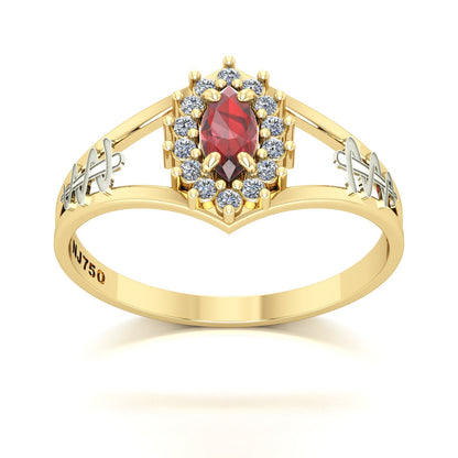 Anel de Formatura Odontologia Legacy Ouro 18k