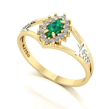 Anel de Formatura Fisioterapia Legacy Ouro 18k