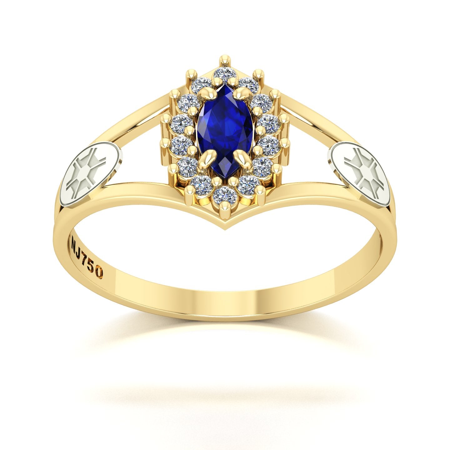Anel de Formatura Engenharia Agronômica Legacy Ouro 18k