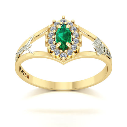 Anel de Formatura Estética Legacy Ouro 18k
