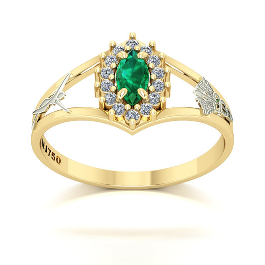 Anel de Formatura Estética Legacy Ouro 18k