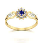 Anel de Formatura de Arquitetura Lovely III Ouro 18k