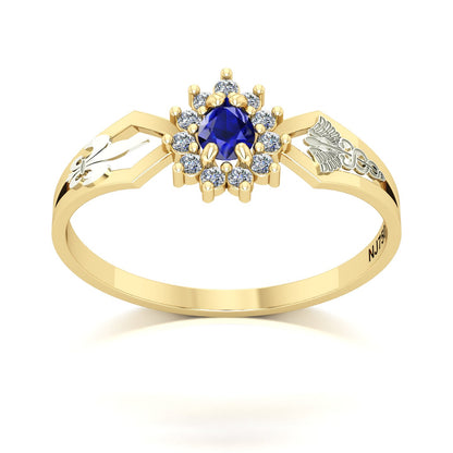 Anel de Formatura de Pedagogia Lovely III Ouro 18k