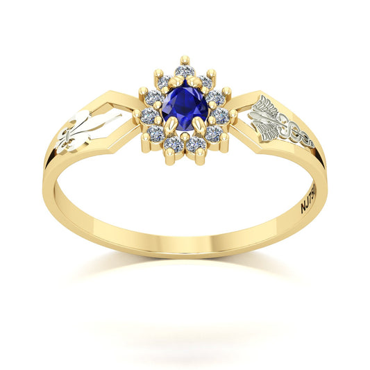 Anel de Formatura de Pedagogia Lovely III Ouro 18k