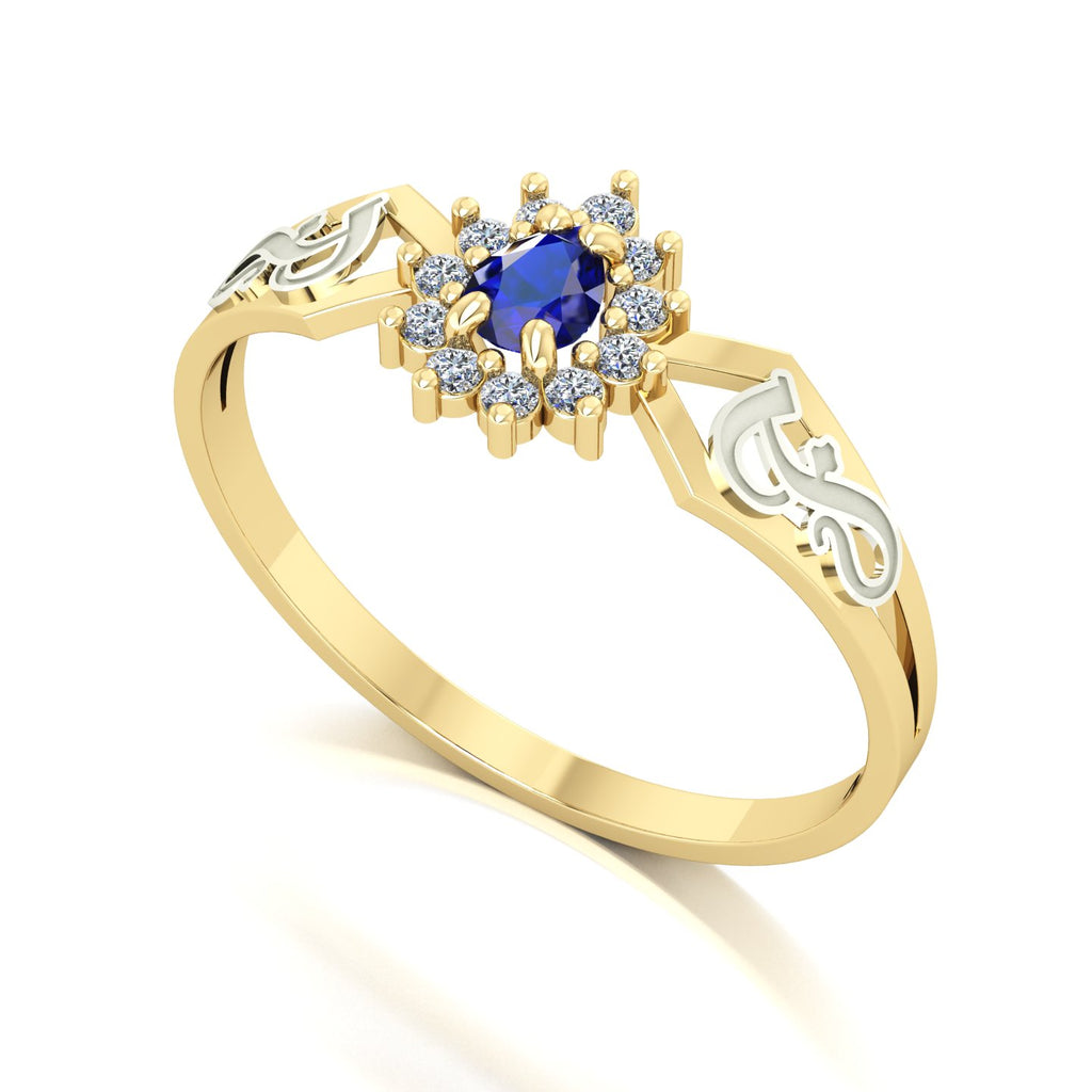Anel de Formatura de Fonoaudiologia Lovely III Ouro 18k