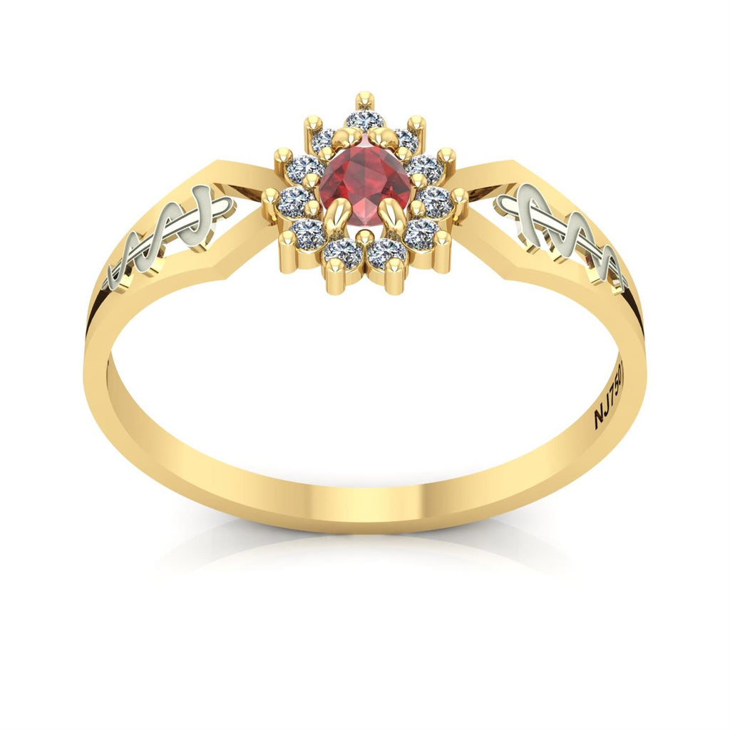 Anel de Formatura de Odontologia Lovely III Ouro 18k