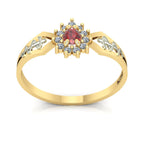 Anel de Formatura de Odontologia Lovely III Ouro 18k