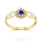 Anel de Formatura de Recursos Humanos Lovely III Ouro 18k