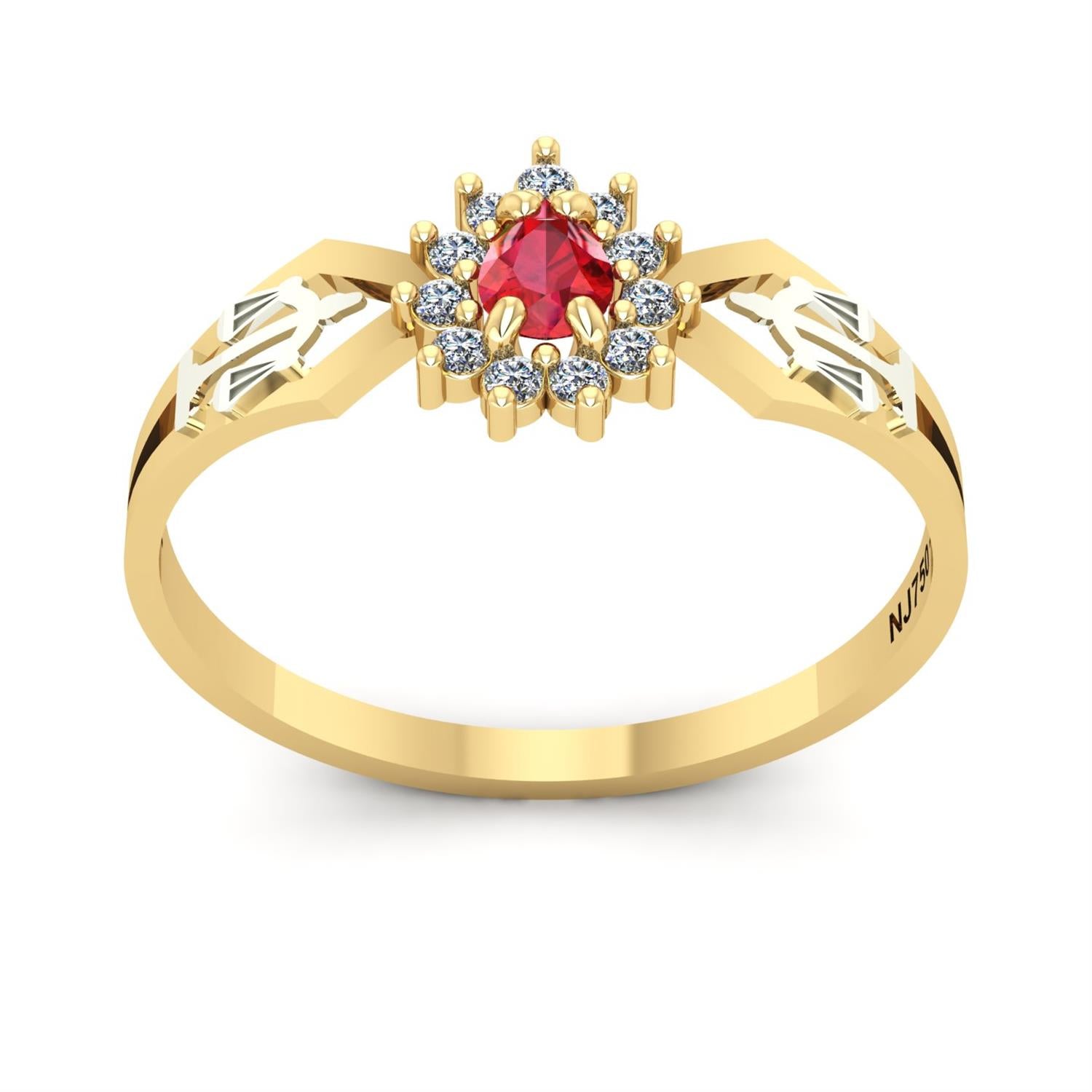 Anel de Formatura de Direito Lovely III Ouro 18k