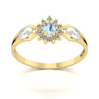 Anel de Formatura de Biologia Lovely III Ouro 18k