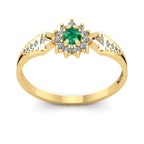 Anel de Formatura de Fisioterapia Lovely III Ouro 18k
