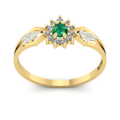 Anel de Formatura de Biomedicina Lovely III Ouro 18k