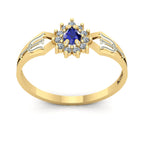 Anel de Formatura de Psicologia Lovely III Ouro 18k