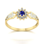 Anel de Formatura de Fonoaudiologia Lovely III Ouro 18k