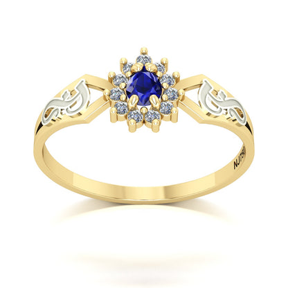 Anel de Formatura de Fonoaudiologia Lovely III Ouro 18k