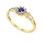 Anel de Formatura de Engenharia Civil Lovely II Ouro 18k