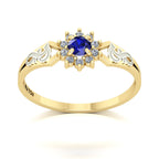Anel de Formatura de Fonoaudiologia Lovely II Ouro 18k