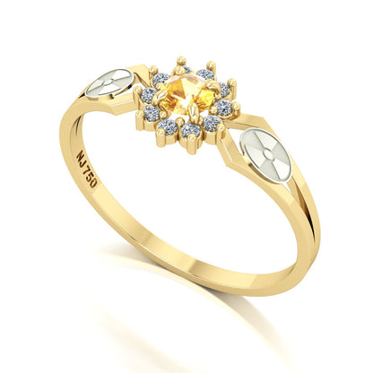 Anel de Formatura de Radiologia Lovely II Ouro 18k