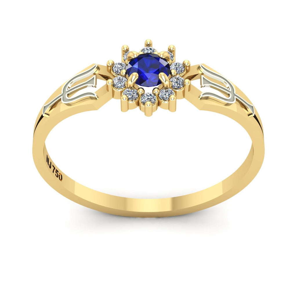 Anel de Formatura de Psicologia Lovely II Ouro 18k