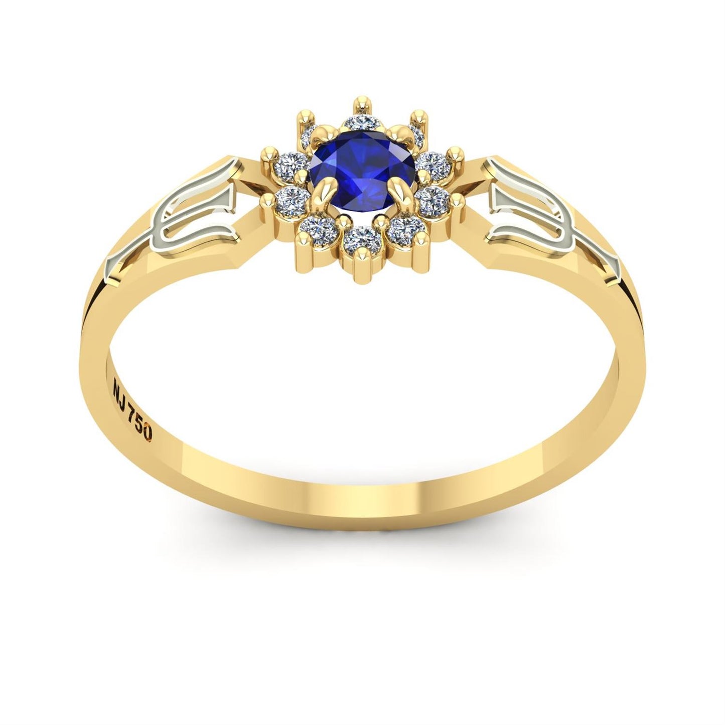 Anel de Formatura de Psicologia Lovely II Ouro 18k