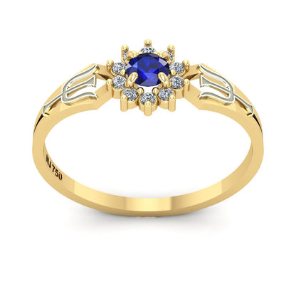 Anel de Formatura de Psicologia Lovely II Ouro 18k
