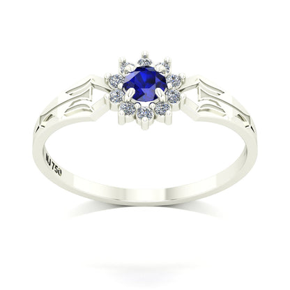 Anel de Formatura de Recursos Humanos Lovely II Ouro 18k