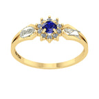 Anel de Formatura de Engenharia Civil Lovely II Ouro 18k