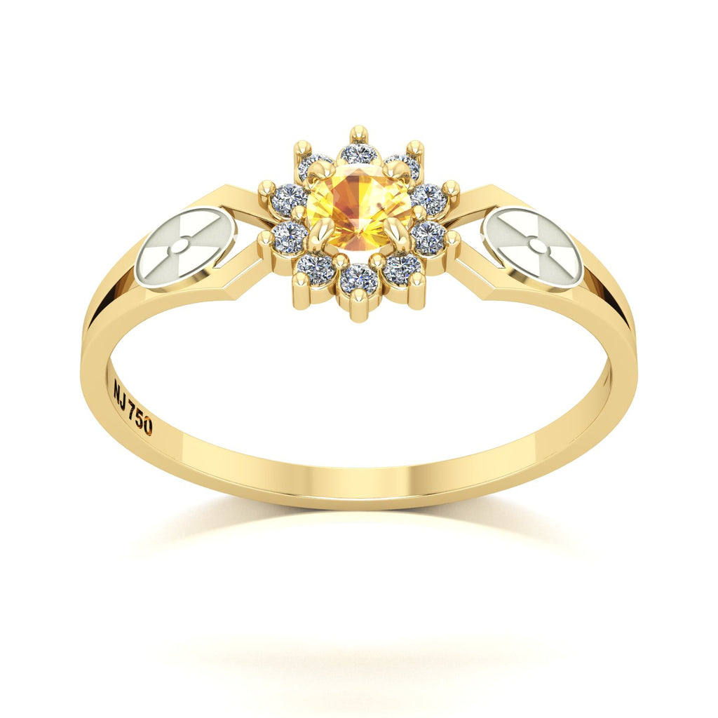 Anel de Formatura de Radiologia Lovely II Ouro 18k