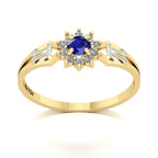 Anel de Formatura de Matemática Lovely II Ouro 18k