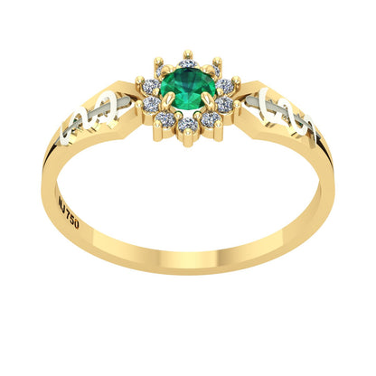 Anel de Formatura de Medicina Lovely II Ouro 18k