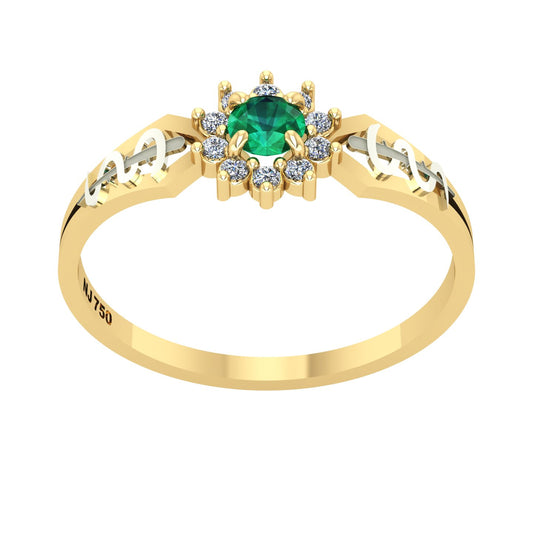 Anel de Formatura de Medicina Lovely II Ouro 18k