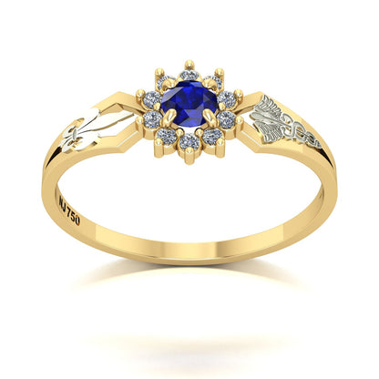Anel de Formatura de Pedagogia Lovely II Ouro 18k