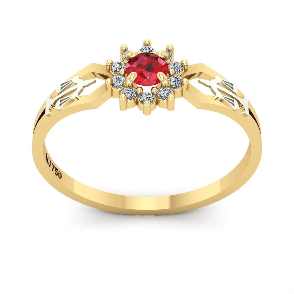 Anel de Formatura de Direito Lovely II Ouro 18k