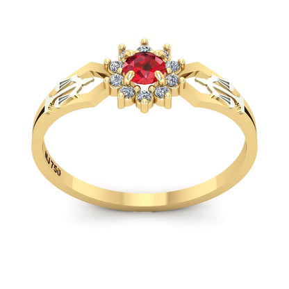 Anel de Formatura de Direito Lovely II Ouro 18k