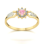 Anel de Formatura de Ciências Contábeis Lovely II Ouro 18k