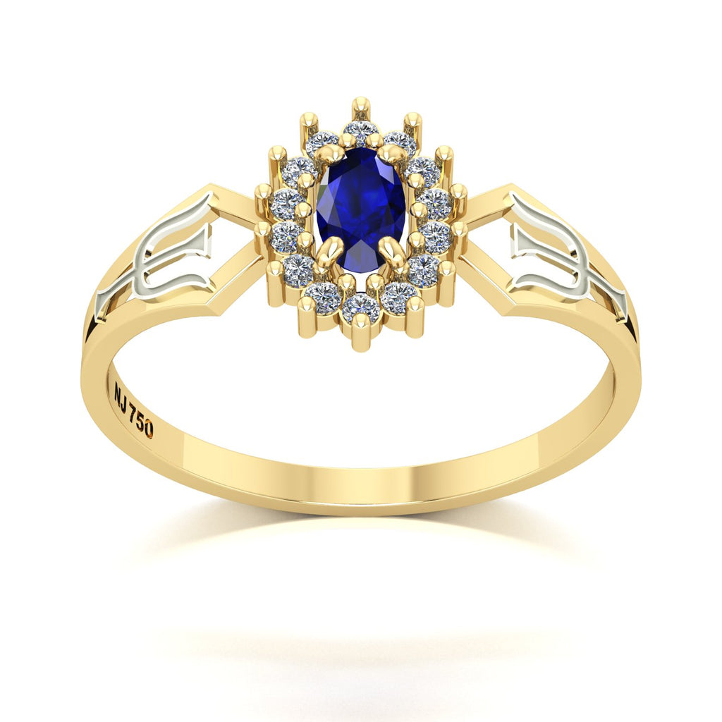 Anel de Formatura de Psicologia Lovely IV Ouro 18k