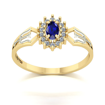 Anel de Formatura de Psicologia Lovely IV Ouro 18k