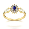 Anel de Formatura de Recursos Humanos Lovely IV Ouro 18k