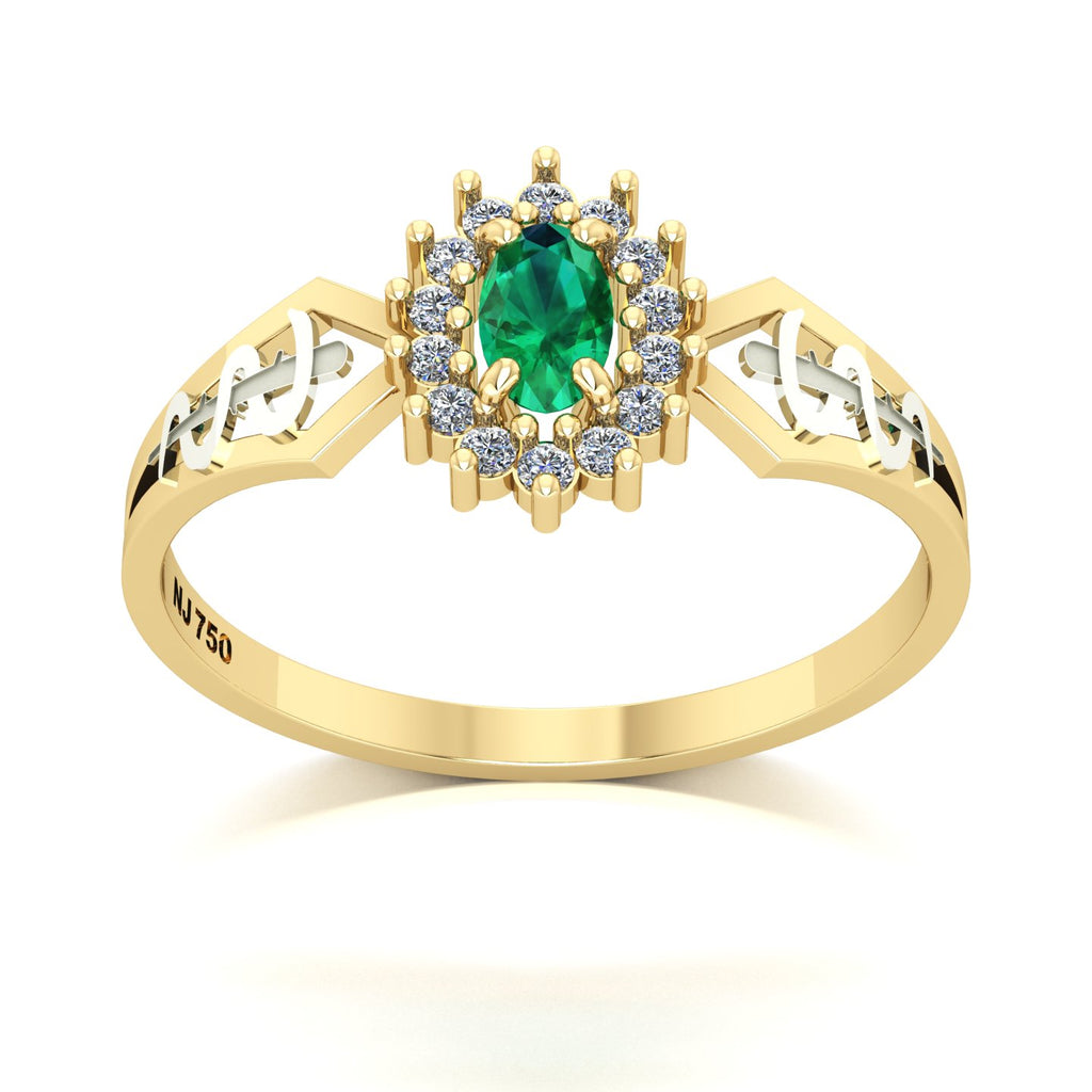 Anel de Formatura de Medicina Lovely IV Ouro 18k