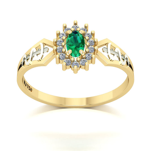 Anel de Formatura de Medicina Lovely IV Ouro 18k