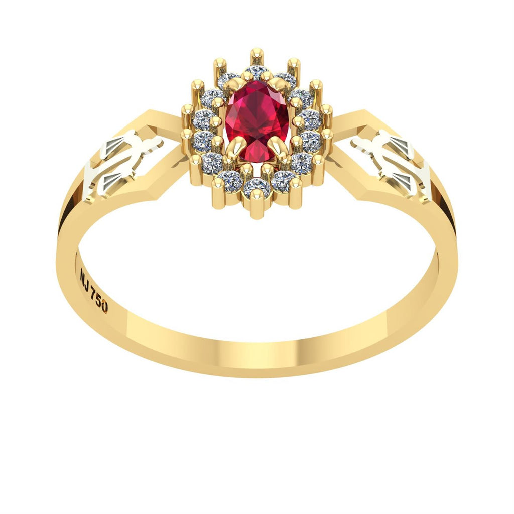 Anel de Formatura de Direito Lovely IV Ouro 18k