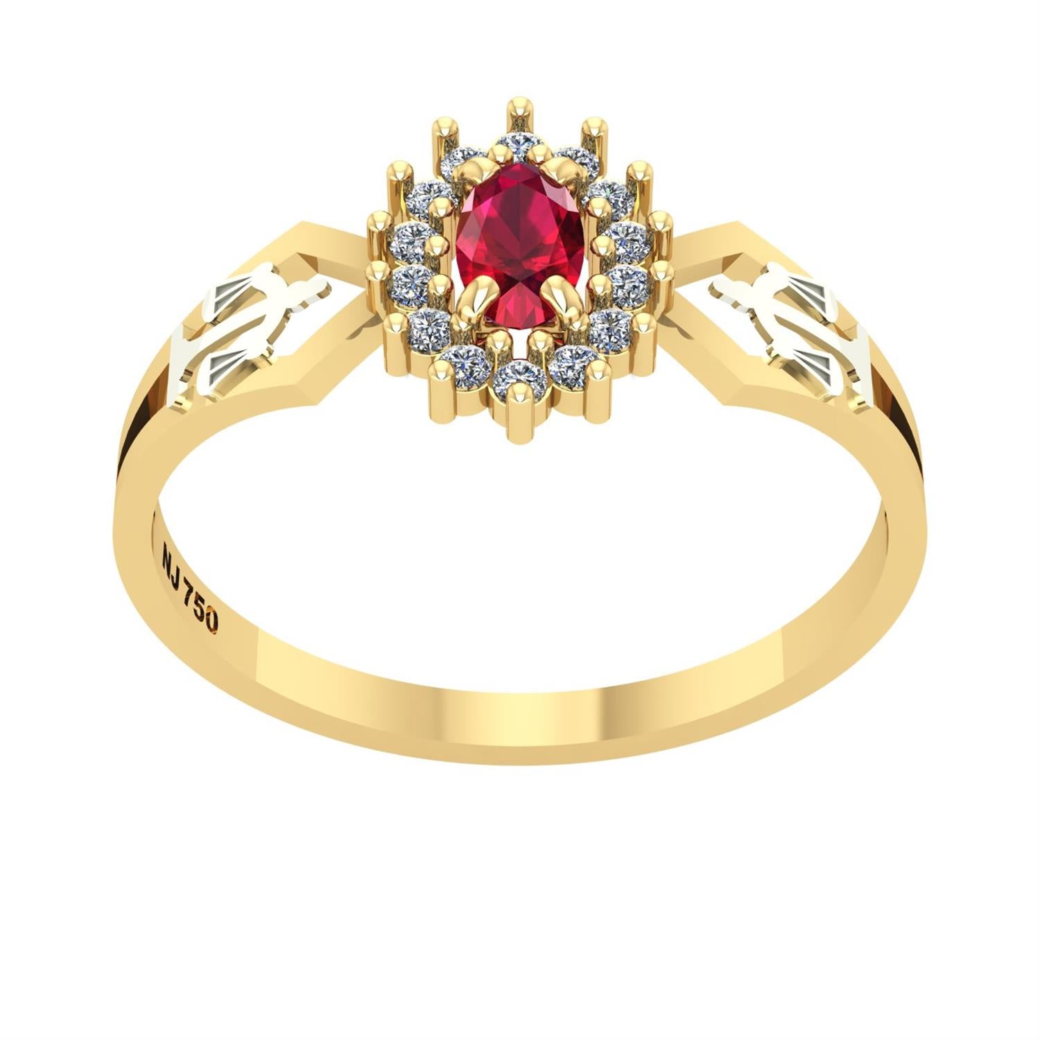 Anel de Formatura de Direito Lovely IV Ouro 18k