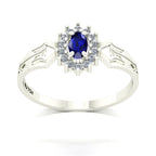 Anel de Formatura de Recursos Humanos Lovely IV Ouro 18k
