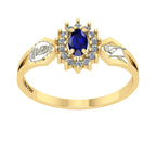 Anel de Formatura de Engenharia Civil Lovely IV Ouro 18k