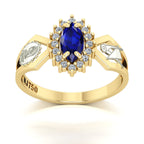 Anel de Formatura de Engenharia Civil Lovely V Ouro 18k