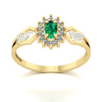 Anel de Formatura de Biomedicina Lovely IV Ouro 18k