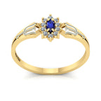Anel de Formatura de Psicologia Lovely Ouro 18k