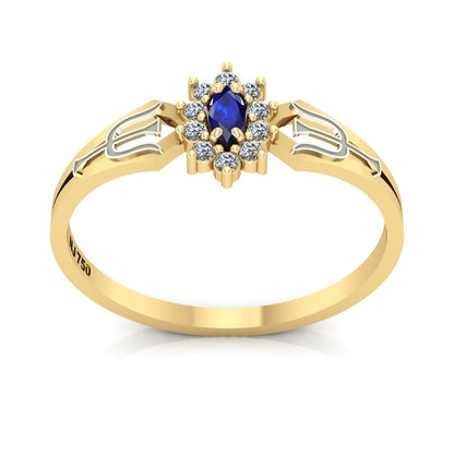 Anel de Formatura de Psicologia Lovely Ouro 18k